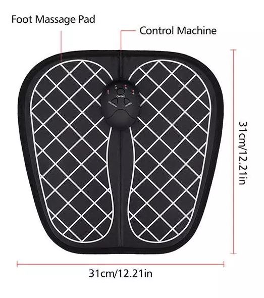 Masseur de stimulation musculaire électrique EMS pour les pieds